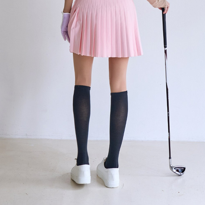 버디버니 삭스타킹 골프양말 스타킹, 1개, 블랙