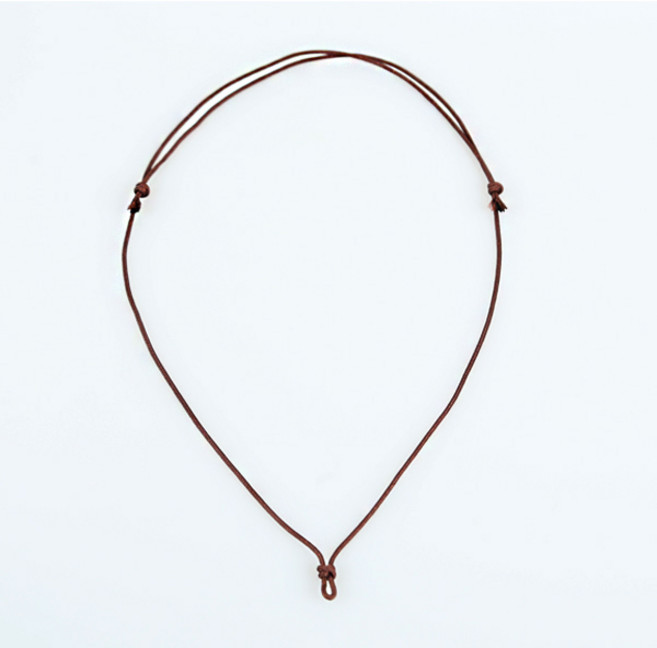 컬러비즈 펄러비즈 리필 5mm/50g 부자재 패키지 완벽구성, [선택4]28-고급인견목걸이_갈색(2개/사이즈조절가능