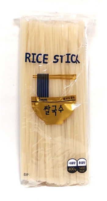 스위트웰 3mm 쌀국수 400g 라이스 나시고랭 분짜 육수 팟타이, 1