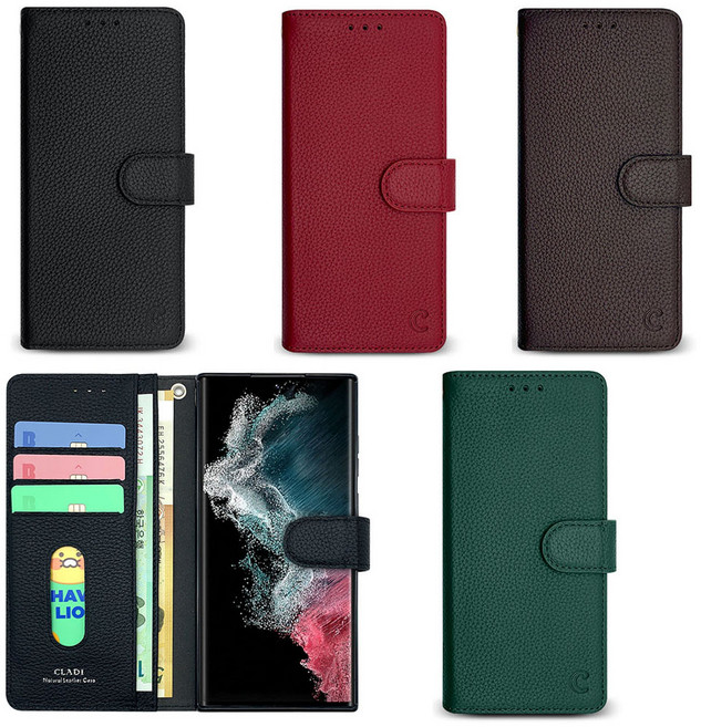 갤럭시 퀀텀3 SM-M536S 소가죽 국내생산 카드 지갑 천연가죽 휴대폰 다이어리 케이스 UZBDXWL