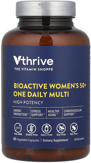 정말좋습니다 Vthrive 생체 활성 50세 이상 여성용 원 데일리 멀티 베지 캡슐 60정 빠르게배송해드릴게요, 1개 - 쿠팡