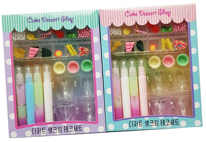 디저트 생크림 데코 세트 7000, 상세페이지 참조, 1개