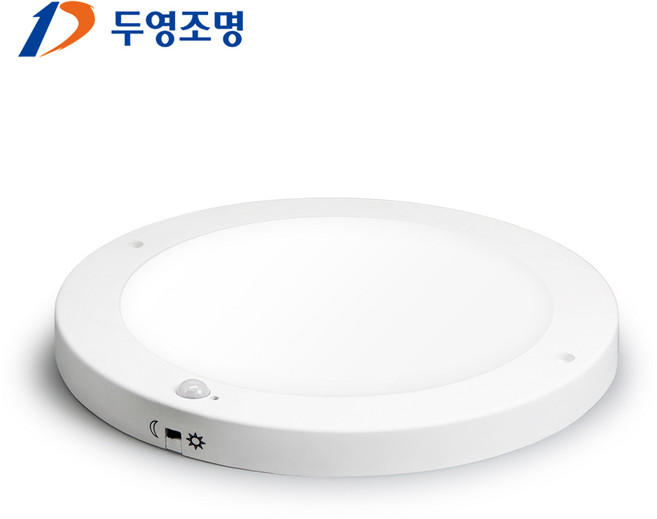 두영조명 LED 엣지 원형 센서등 24W 10인치 250mm, 주광색, 1개