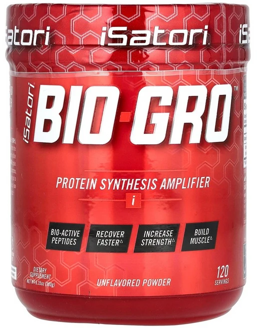 Isatori Bio-Gro Protein Synthesis Amplifier Unflavored 6.35 oz (180 g), Isatori, Bio-Gro, 단백질 합성 강화제,, 180g, 1개 - 쿠팡