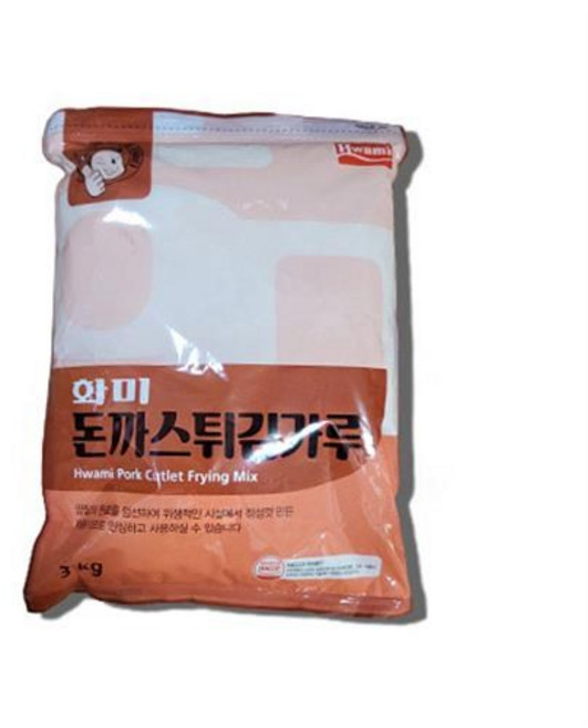 (무료배송) 화미 돈까스튀김가루 3kg, 3개