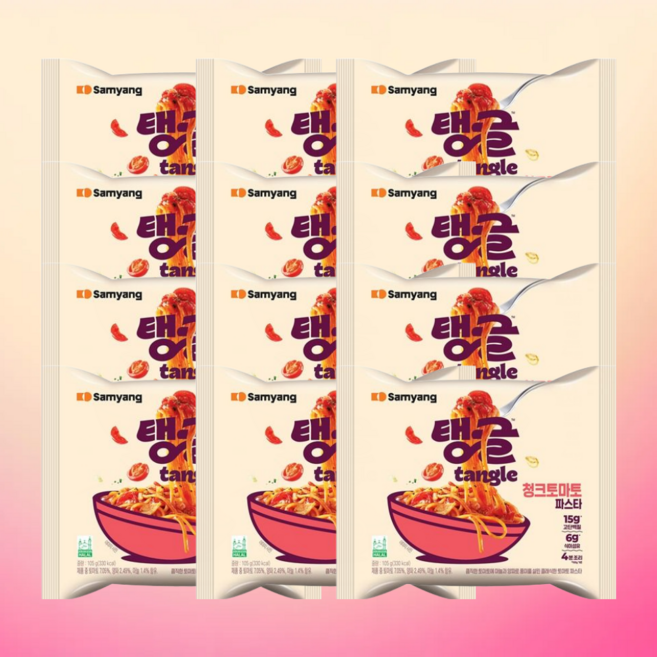tangle 청크토마토 파스타 105g, 12개