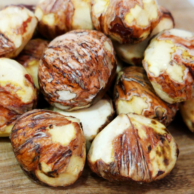 반깐밤 1kg 국내산 25년 햇밤 밤 알밤 생율 마롱 깐밤 까기힘든 겉껍질만 쏙 당일작업 쪽빛누리, 1개