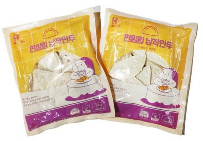 대구 칠성시장 납작만두 편밀밀(냉동) 300g, 1개