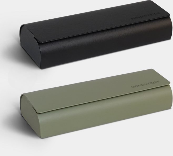 [1+1] 모멘티크 엣지 하드 안경케이스 초경량 자석 안경집