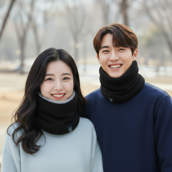 고샤인 1+1 남녀공용 겨울 방한 넥워머 이중기모 목토시