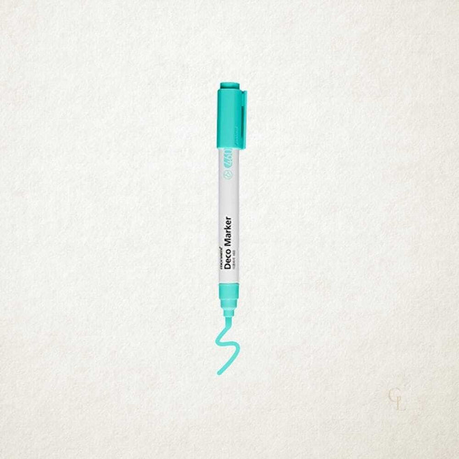 모나미 데코마카 460 민트 2mm 페인트 마커 DIY 6개입