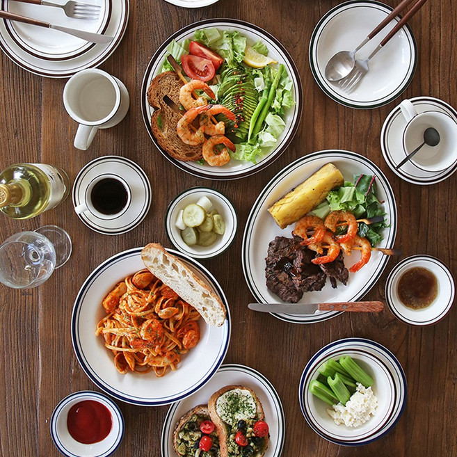 시라쿠스 뉴욕 킹스인 6인 식기세트 B 28p, 혼합, 1세트