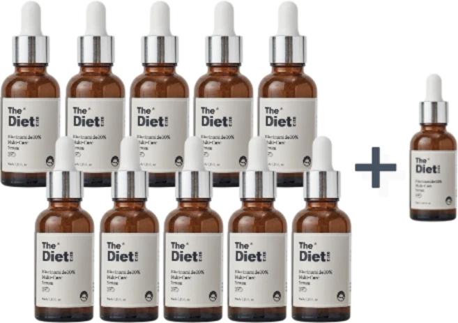 나이아신아마이드 10% 기미 잡티 미백 멀티케어 세럼 30ml 10개+1개 증정, 10개 - 쿠팡