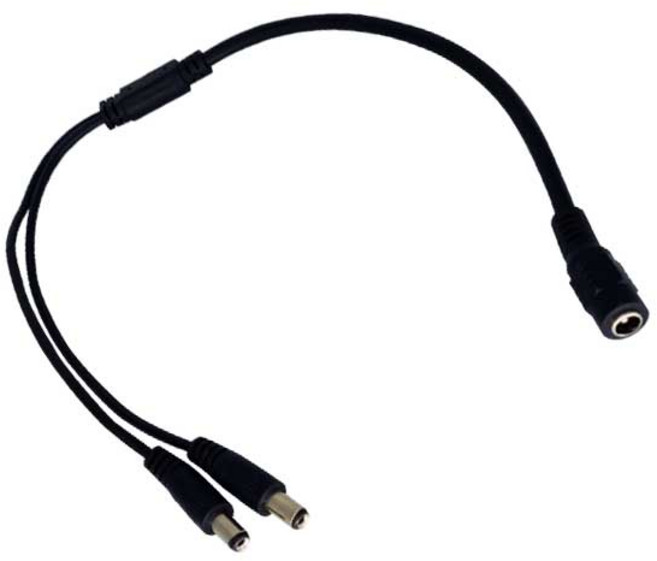 DC전원 2분배 케이블 1:2 어댑터 Y자 코드 2분할 동시연결, DC_SC1:2, 1개