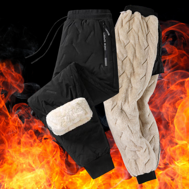 따숨이 방한바지 겨울 기모 양털 작업 패딩바지