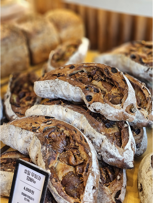 천연발효종 호밀 무화과 깜빠뉴 호밀빵 건강 다이어트빵, 깜빠뉴 컷팅X (컷팅되지 않은 채로 배송)