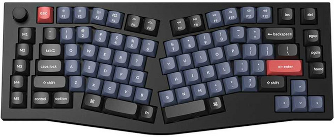 키크론 Keychron Q10 앨리스배열 인체공학 키보드, 상세 페이지 참고, 상세 페이지 참고, Q10B9 RGB 핫스왑 노브버전 커스텀 키트