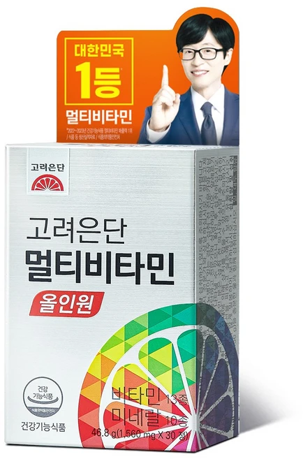 고려은단 멀티비타민 올인원, 30정, 1개 - 쿠팡