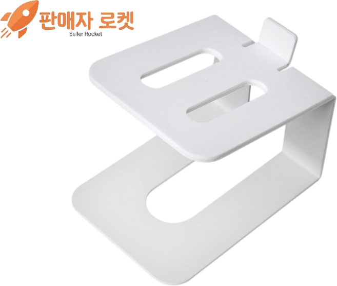 캔스톤 북쉘프 스피커 스탠드 받침대 ST-10 화이트 낱개 1P, 1개, 낱개상품