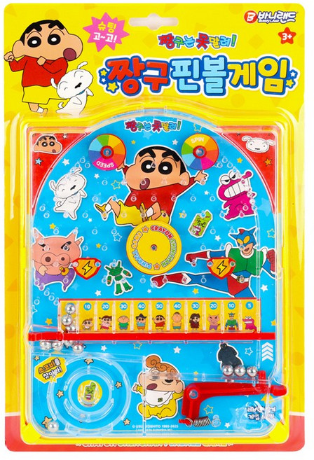 바니랜드 짱구 핀볼게임, 1개, 혼합색상