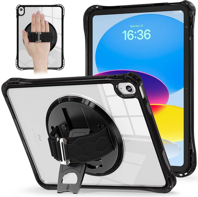 AVOAR Case for iPad A16 11th/10th Generation 11''/10.9'' 2025/2022 with Pencil Holder 360° Rotat, AVOAR Case for iPad A16 11th/1