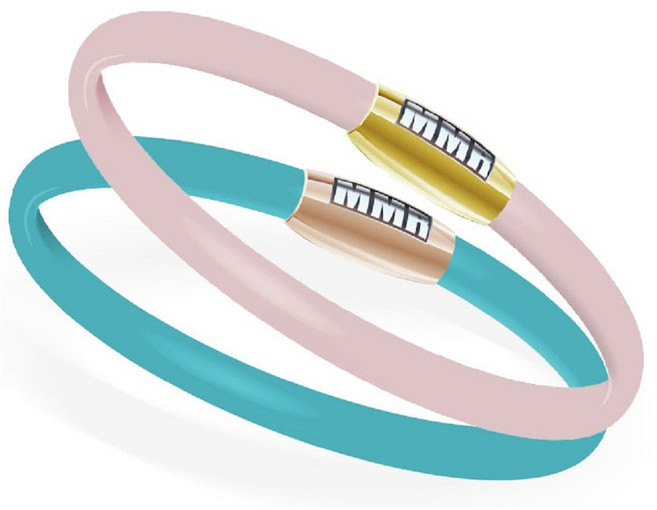 특가) 혈액순환 매직매그링 건강팔찌 2종 세트, 1세트