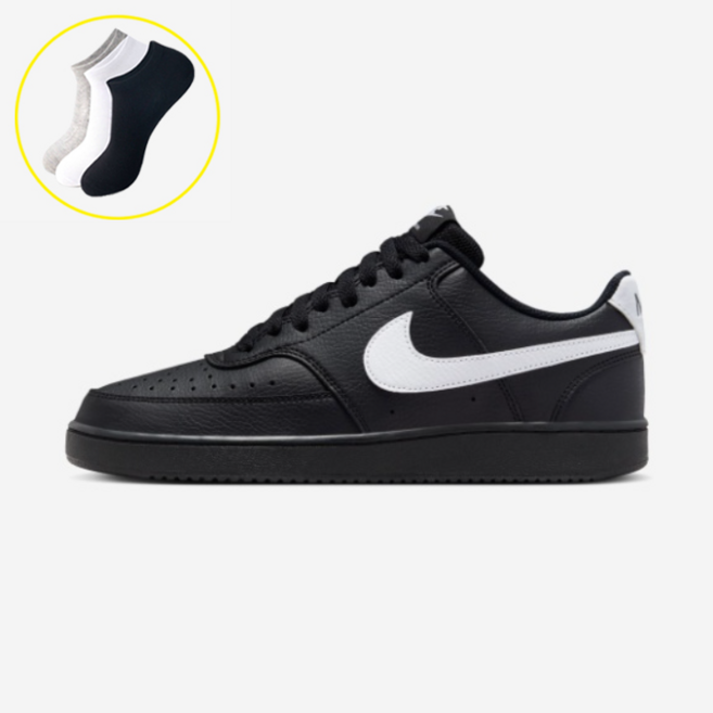 [국내매장판] 나이키 코트 비전 로우 스니커즈+ 데일리양말 증정
