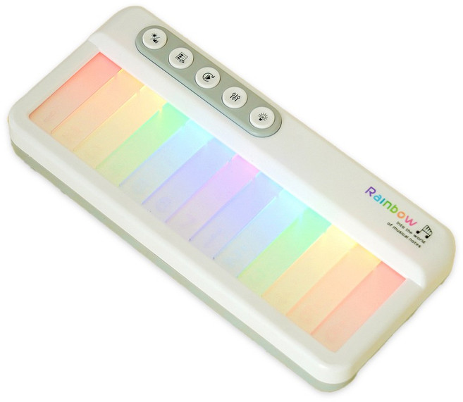 토이토 휴대용 LED 미니 피아노 초보 자동 악기 연주, 1개