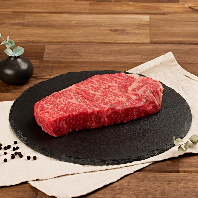 [꿈에그린한우] 한우 1++(9)등급 채끝 구이용 (냉장), 200g, 2개