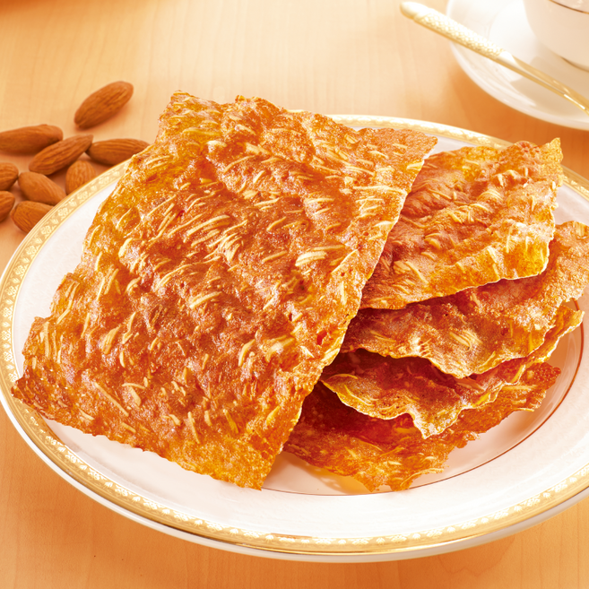 【快車肉乾】A4 超薄櫻花蝦杏仁香脆肉紙 - 超值分享包, 132g, 1個