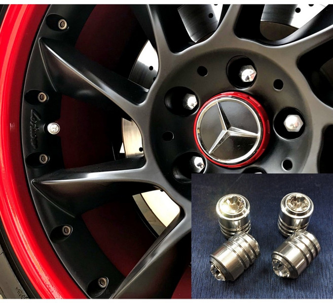 三菱 Mitsubishi Lancer, 1個, 輪胎鑲鑽氣嘴帽 4入