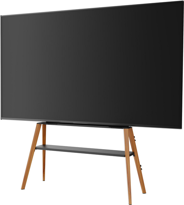 다드림마운트 이젤형티비거치대 TV스탠드 75인치 65인치 벽면밀착형 삼성LG호환 55인치 네트망+타이 무료증정, 블랙 (ARTEMIS), 1개