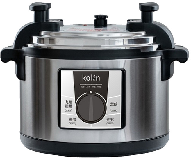 連文餐具 - Kolin 歌林 15L商用電壓力鍋 220V KNJ-KYR190, 不鏽鋼, 1個, 15L