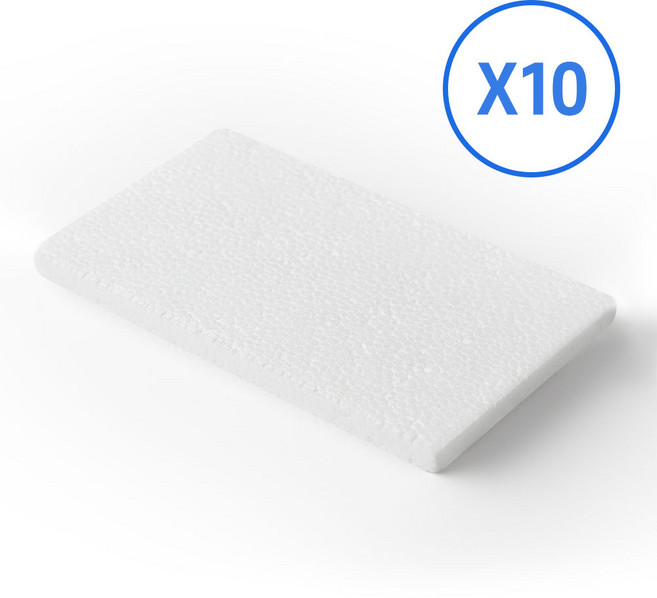 스티로폼 단열재 압축스티로폼 흰색 건축 단열보드 외풍차단 보온판 비드법 EPS KS인증, 10장, 10mm