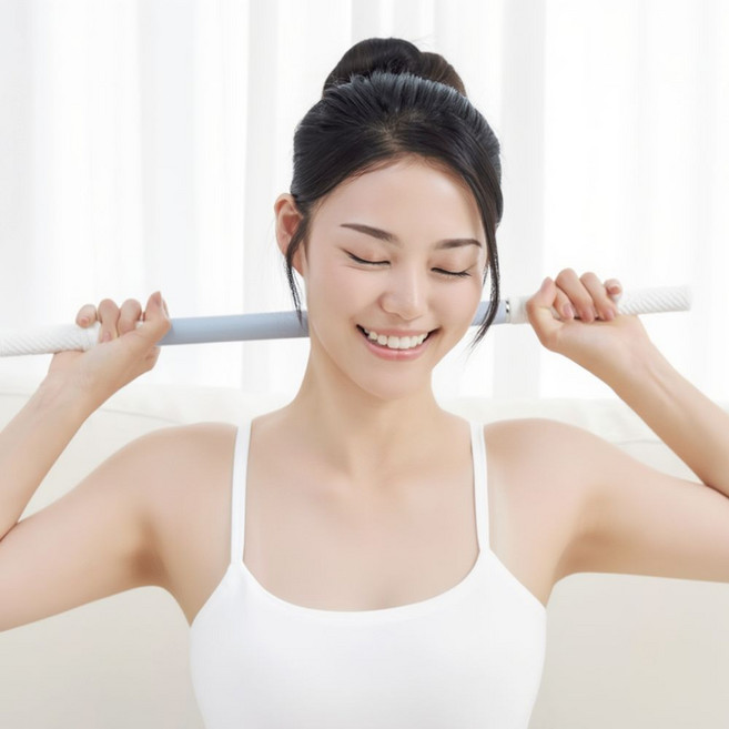 벨시온 롤 마사지스틱 종아리 마사지 근막 지압봉 안마, 연그레이, 1개