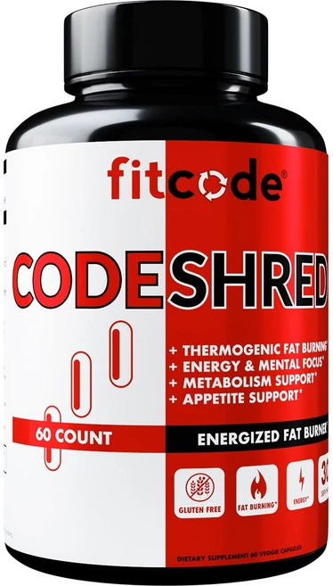 핏코드 코드쉬레드 에너자이지드 팻 버너 베지 캡슐, 1개, 60정 - 쿠팡