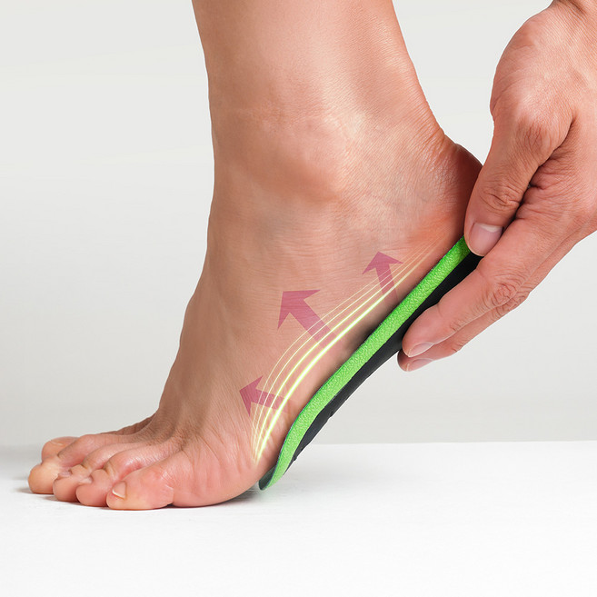 히이즈 아치메이커 기능성 깔창 아치 평발 요족 족저근막 자세 교정 자동 발 마사지 깔창