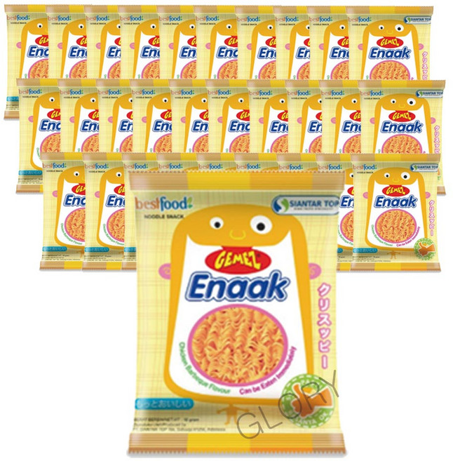 게메즈 에낙 라면 과자, 16g, 17개