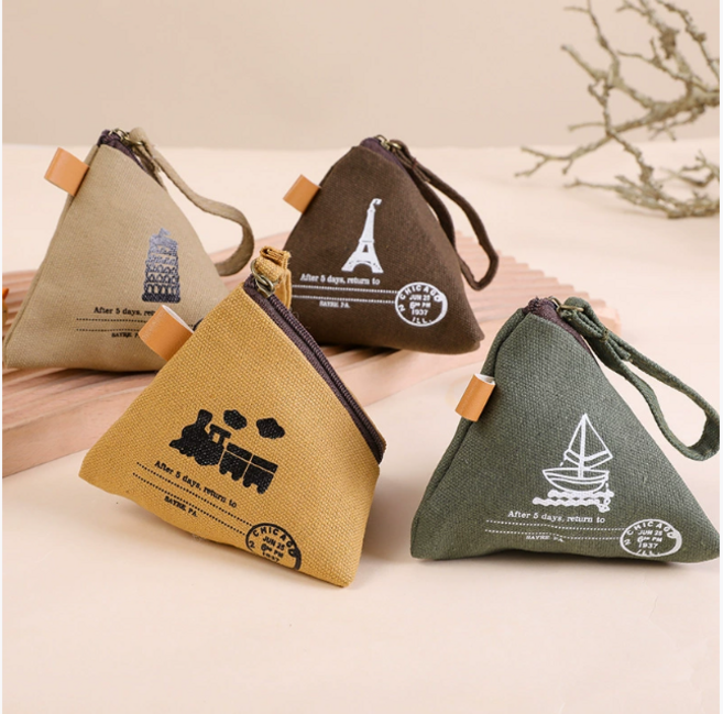 휴대용 동전 지갑 열쇠 키링 지갑