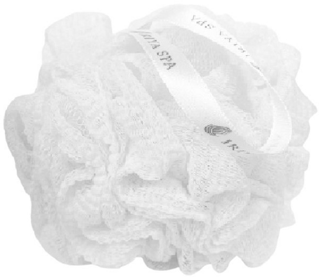 IRIYA SPA 柔絲沐浴球, 1個, 雪球白, 白色, 1個裝