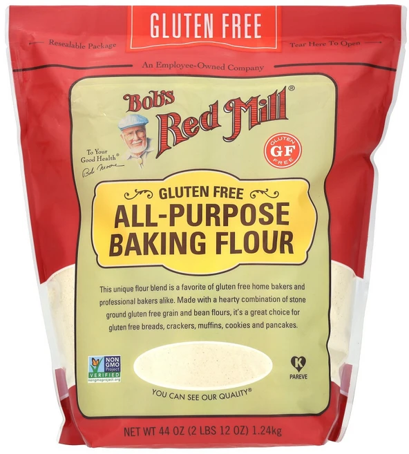 밥스레드밀 Bobs Red Mill (밥스 레드 밀) 다목적 베이킹 가루 글루텐 무함유 1.24kg(44oz), 1.24kg, 1개 - 쿠팡