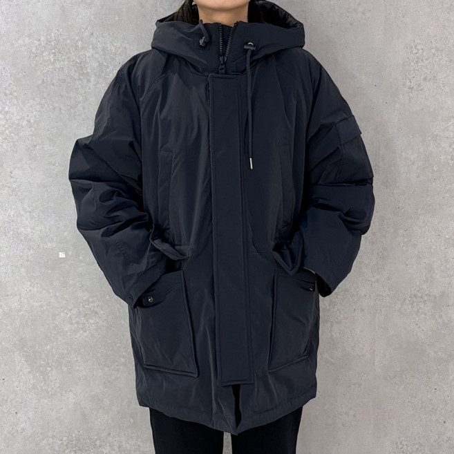 [국내정식매장] 캉골 패딩 Kangol 레트로코어 N3B 다운 파카 9582 블랙