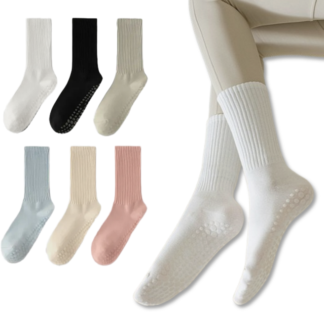 슬로에잇 베이직 논슬립 요가 필라테스 양말 6종