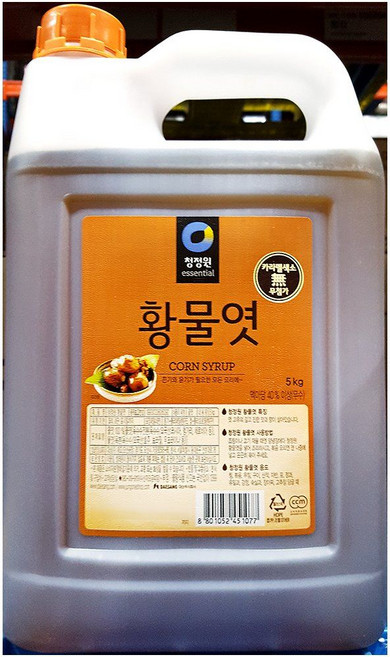 업소용 황물엿 대상 5kgX2개 조청 맥아 물엿 식자재 물엿 조청 황물엿 식재료 식자재 식자제, 1세트, 10kg