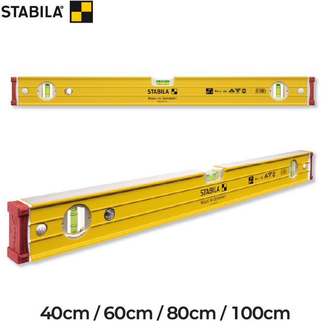 스타빌라 광폭 수평대 96-2 40cm / 60cm / 80cm / 100cm 독일 정밀 알루미늄 주물 미니 수평계 수평자 / 타일공구 대구점