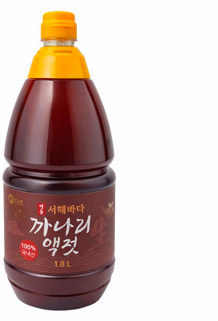 두도액젓 국산 명품 백령도 다조푸드 명품 까나리액젓, 1개, 1.8L