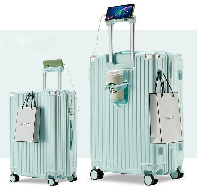 PYHO 캐리어 이중 방폭 지퍼 튼튼 캐리어 유니버셜 중대형 캐리어 PC YKK지퍼 원터치 확장형 기내용