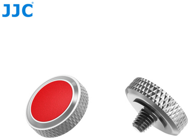 JJC 카메라 소프트 릴리스 버튼 셔터 버튼 Leica Q3 43 D-Lux 8 M10 M9 M9-P M7 M8 M-E M-P Sony RX1R II RX10 IV II Nikon, [03] gray red