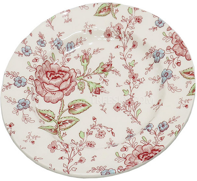 영제 존슨브라더스 로즈친즈 도자기 원형접시-20cm/1개 (910003), 1개