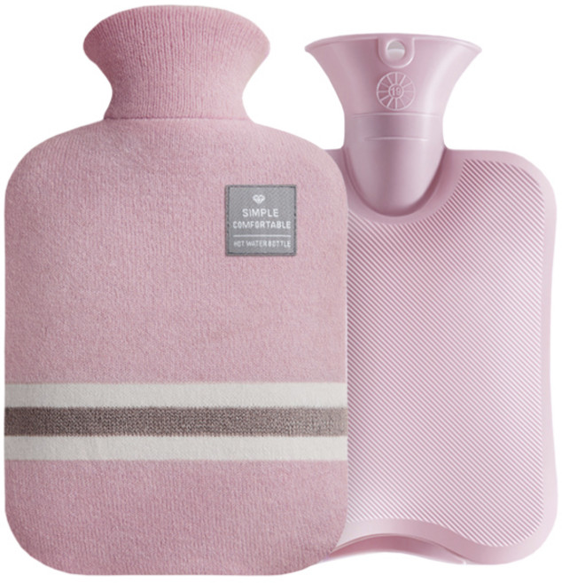 알루이 찜질 핫팩 보온 물주머니 2L 핑크, 1개